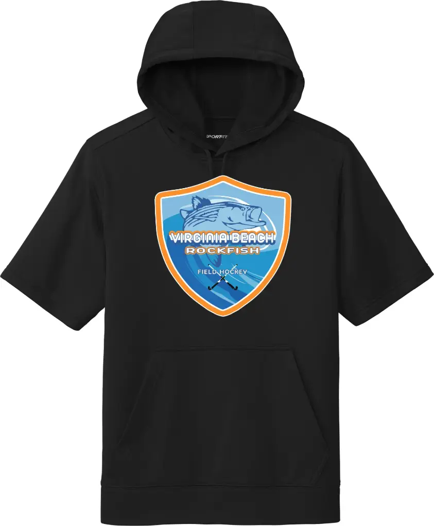 VB Rockfish Performance Fleece Short-Sleeve Hooded Pullover